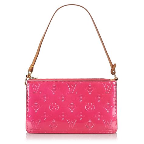 borsa louis vuitton vernis rosa|louis vuitton vernis leather strap.